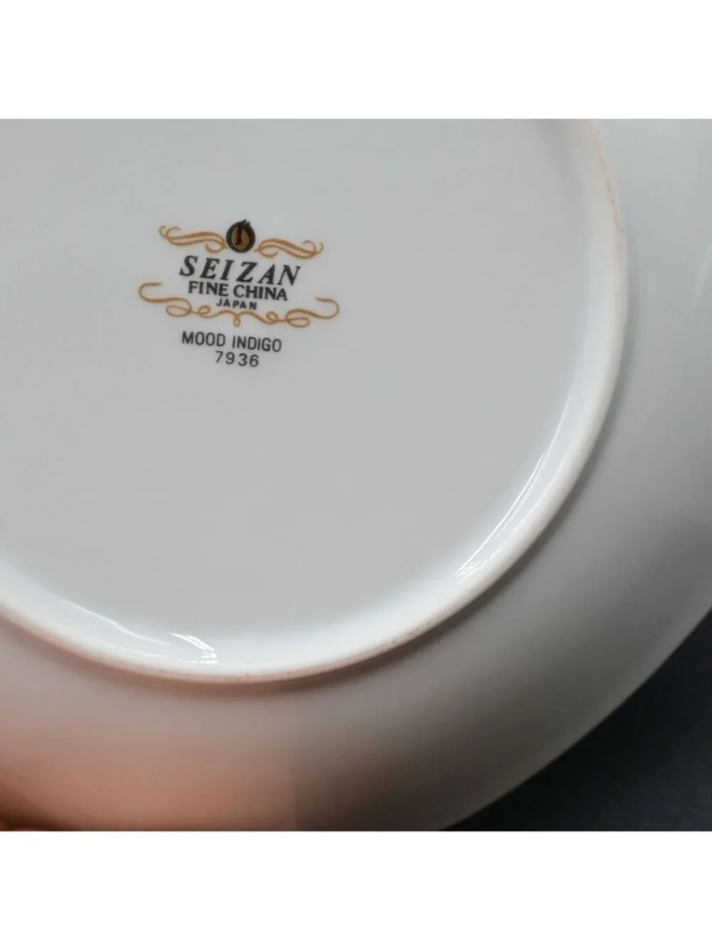 Seizan Mood Indigo 7936 Bowls Japan Octagonal Blue Floral Vintage Set Of 4